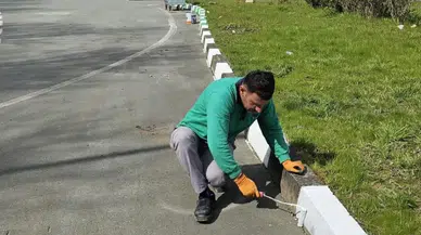 İyidere Belediyesi temizlik ve peyzaj çalışmalarına devam ediyor