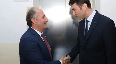 Arhavi Kaymakamı Çimşir, Belediye Başkanı Turgay Ataselim'i ziyaret etti