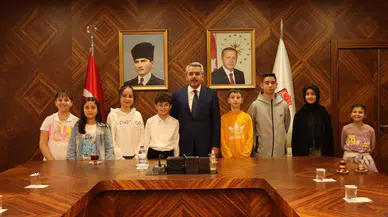 Rize Kent Konseyi Çocuk Meclisi’nden Vali Baydaş’a ziyaret