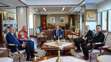 İlçe Belediye Başkanlarından Vali Baydaş'a ziyaret