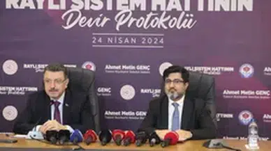 Trabzon'da "Hafif Raylı Sistem Projesi"nin protokolü imzalandı