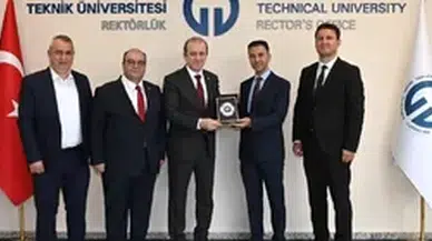 KTÜ Rektörü Prof. Dr. Çuvalcı, savunma sanayi temsilcileri ile görüştü