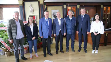 CHP'li ilçe belediye başkanlarından Rahmi Metin'e ziyaret