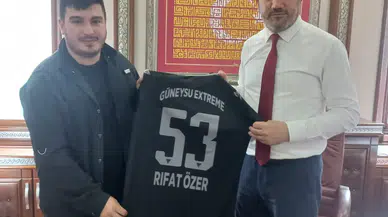 Güneysu Extreme Spor Kulübü'nden Rıfat Özer'e ziyaret