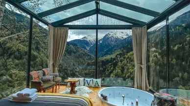 Rize'deki doğa otellerine talep arttı