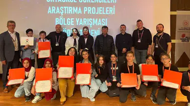 Rize'li öğrenciler TÜBİTAK yarışmasından birinciliklerle döndüler