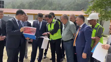 Bakan Yardımcısı Kırbıyık'tan Güneysu Devlet Hastanesi inşaatına ziyaret