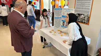 Başkan İsmail Hakkı Çiftçi TÜBİTAK Bilim Fuarını ziyaret etti