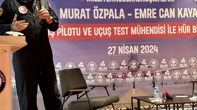 TUSAŞ Eğitim Uçakları Baş Uçuş Test Pilotluğu Şefi Özpala, Trabzon'da söyleyişe katıldı: