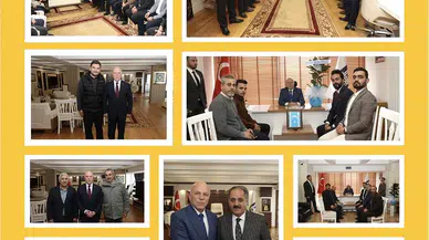 Erzurum Büyükşehir Belediye Başkanı Sekmen'e "Hayırlı Olsun" Ziyaretleri