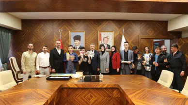 Otizmli çocuklardan Vali Baydaş'a ziyaret