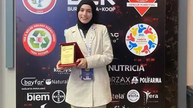 KTÜ Eczacılık Fakültesi öğrencisine ödül