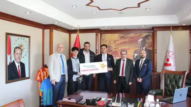 Kaymakam Yükselecek il birincisi öğrenciyi kabul etti