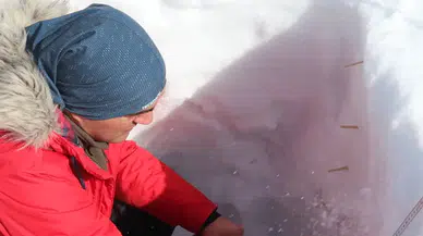 Palandöken Kayak Merkezi'nde güvenli pistler için çığ analizi yapılıyor