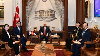 Kore Cumhuriyeti Büyükelçisi Yeondoo Jeong, Trabzon Valiliği'ni ziyaret etti