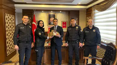 İlçe Emniyet Amirinden Kaymakam Açıkgöz'e ziyaret