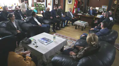 Ak Parti Merkez İlçe teşkilatı'ndan Rahmi Metin'e ziyaret