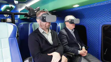 Başkan Rahmi Metin helikopterli simülasyonu ziyaret etti