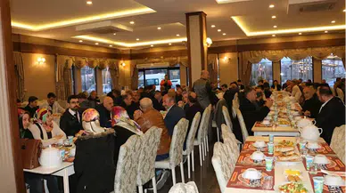 Of'ta siyasi partilerin temsilcileri iftar programında bir araya geldi