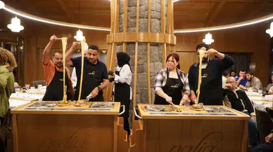 RİZE Arap turizmciler, mıhlama yapmak için yarıştı