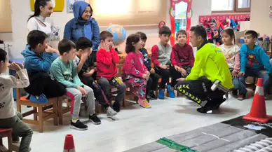 Derepazarı'nda miniklere trafik bilinci aşılanıyor