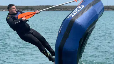 Rize AFAD arama kurtarma ekibi eğitimlerine devam ediyor