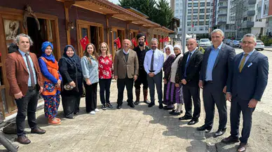 Başkan Çiftçi ve Milli Eğitim Müdürü Tüfekçi Kültür Sokağı'nı ziyaret etti