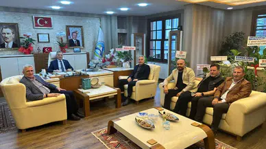 Dernek ve Vakıf müdürlerinden Başkan Yılmaz'a ziyaret