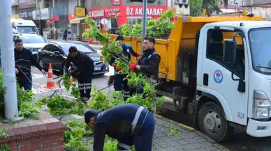 Trabzon'da fırtına nedeniyle 35 olay meydana geldi