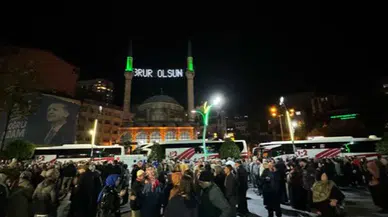 Rize'de 240 kişilik hac kafilesi kutsal topraklara uğurlandı