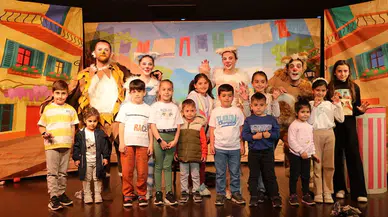 Akçaabat'ta 4. Çocuk Tiyatroları Şenliği sona erdi