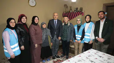 Başkan Rahmi Metin şehit ailelerini ziyaret etti