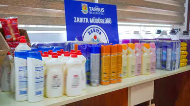 Tarsus’ta tarihi geçmiş ürünler imha edildi