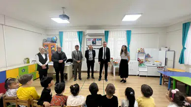 Pazar Kaymakamı Akın yenilenen anaokuluna ziyarette bulundu
