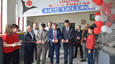 Milli Eğitim Müdürü Tüfekçi Pazar'da TÜBİTAK fuarının açılışını yaptı