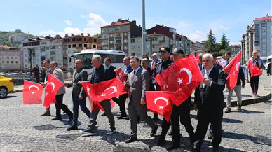 Of'ta "Gençlik Yürüyüşü" yapıldı