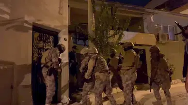 İzmir'de izinsiz gösteride güvenlik güçlerine saldıran 14 şüpheliye gözaltı