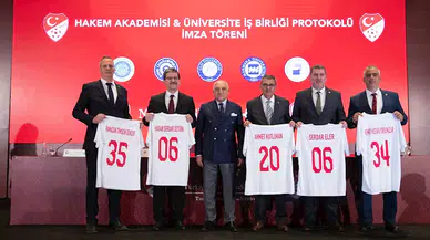 TFF ve üniversiteler arasında 'Hakem Akademisi' iş birliği protokolleri imzalandı