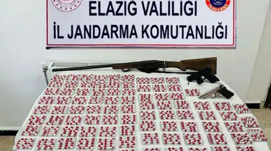 Elazığ’da 2 bin 751 uyuşturucu hapla yakalanan şüpheli gözaltına alındı