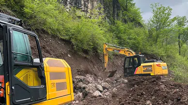 Trabzon'un ilçelerinde çalışmalar sürüyor