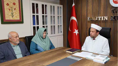 Moldovalı kadın tatil için geldiği Bartın'da Müslüman oldu