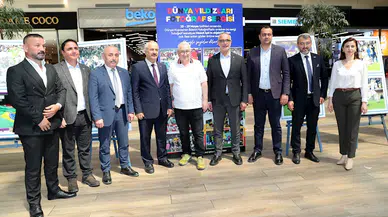'Dünya Futbolunun Yıldızları Fotoğraf Sergisi' açıldı