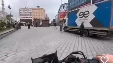 İstanbul-Gaziosmanpaşa'da polisten kaçan motosikletliye 5 bin lira ceza yazıldı