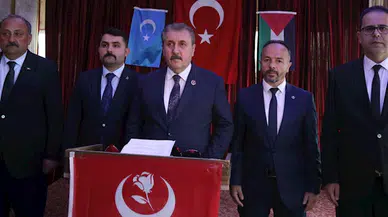 BBP Genel Başkanı Destici, Samsun'da basın toplantısı düzenledi: