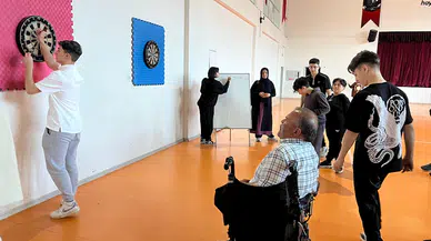 Bafra’da Engelliler Dart Yarışması sona erdi