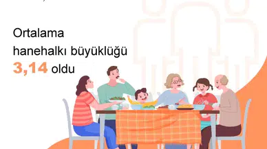 Çekirdek ailelerin oranı yüzde 63,8'e geriledi