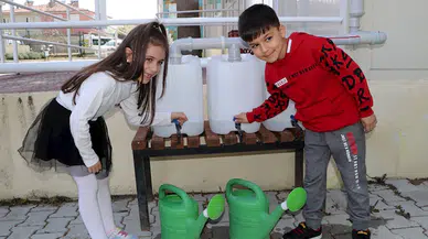 Anaokulunda su tasarrufu projesi
