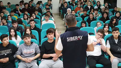 Salıpazarı'nda lise öğrencilerine seminer verildi