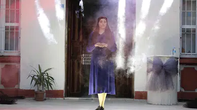 Samsun'da Milli Mücadele'nin kadın kahramanlarının yeniden tasarlanan kıyafetleri defilede sergilendi