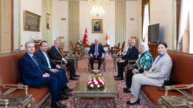 TBMM Başkanı Kurtulmuş, Kosova Kalkınma Bakanı Damka'yı kabul etti